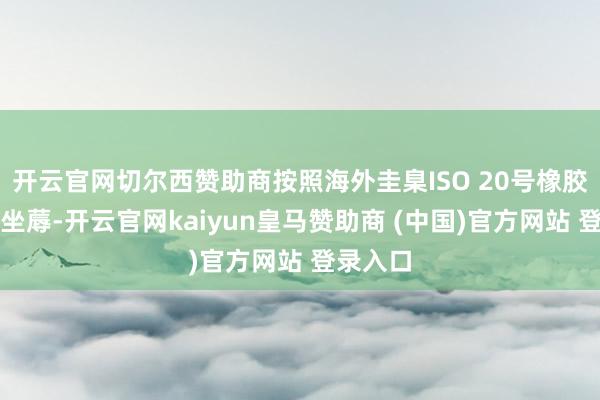 开云官网切尔西赞助商按照海外圭臬ISO 20号橡胶的规格坐蓐-开云官网kaiyun皇马赞助商 (中国)官方网站 登录入口